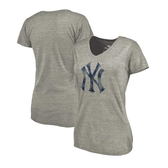47 Brand New York Yankees NY Logo T-Shirt in Grey Size Medium - Picture 1 of 7